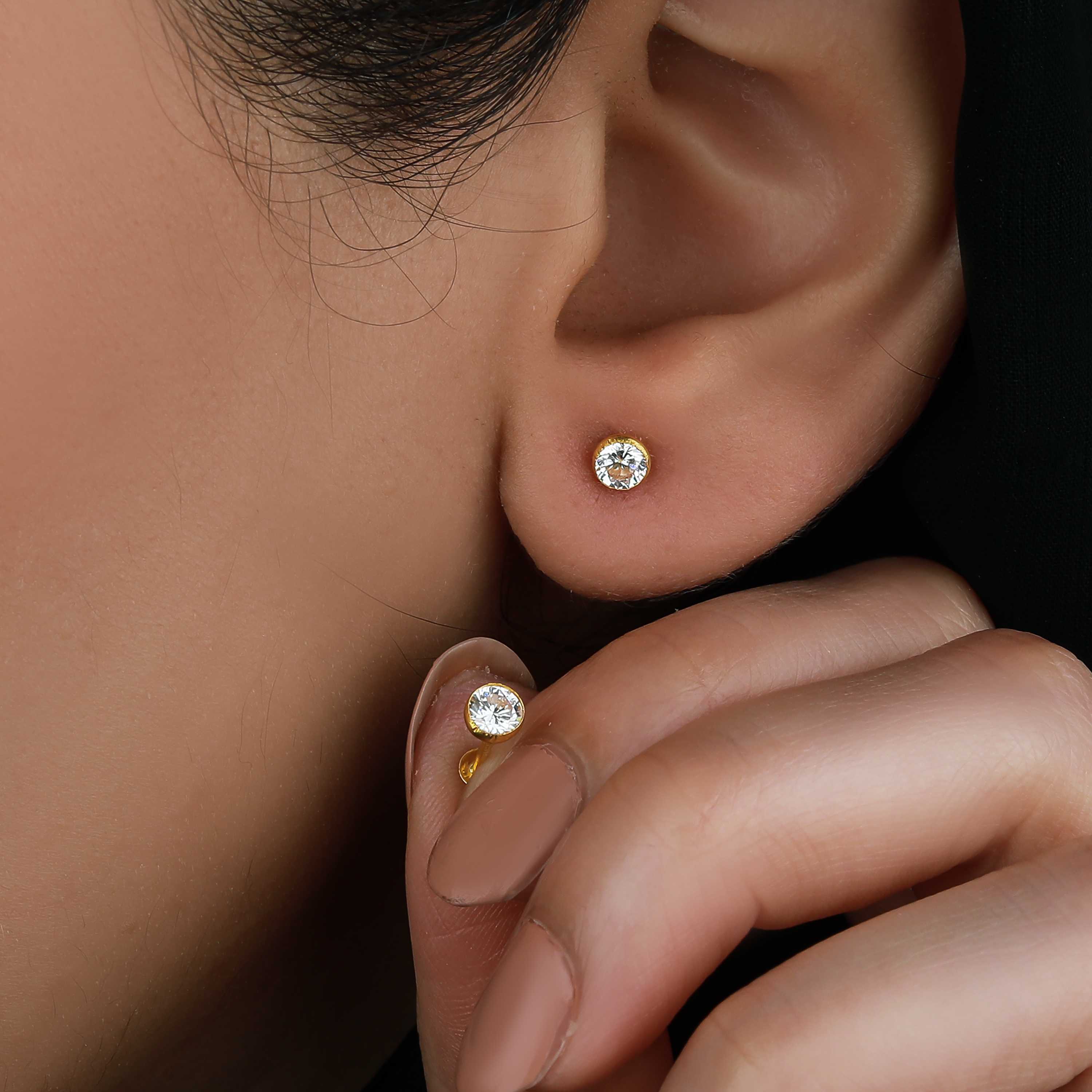 18 karat gold net ring, made in Turkey - (H-0809)